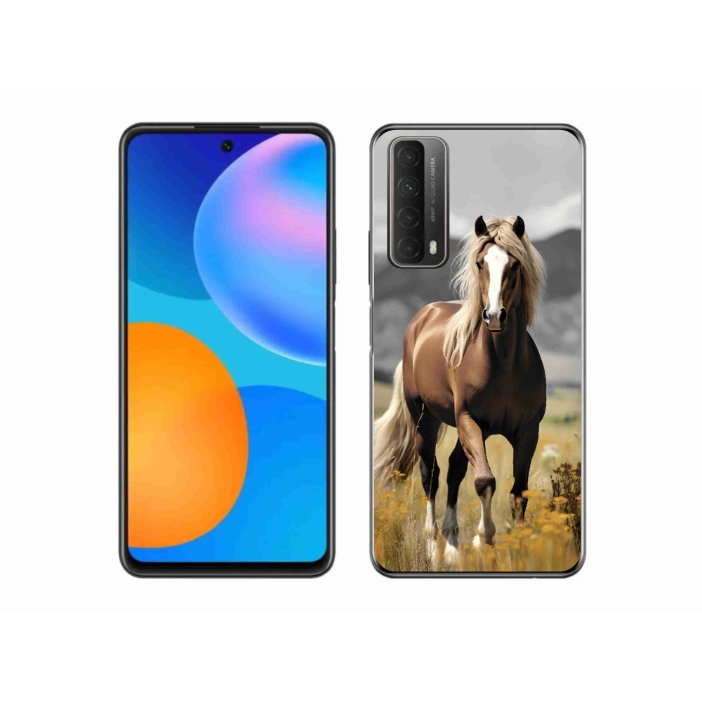 Zselés tok mmCase a Huawei P Smart (2021) - barna ló 1
