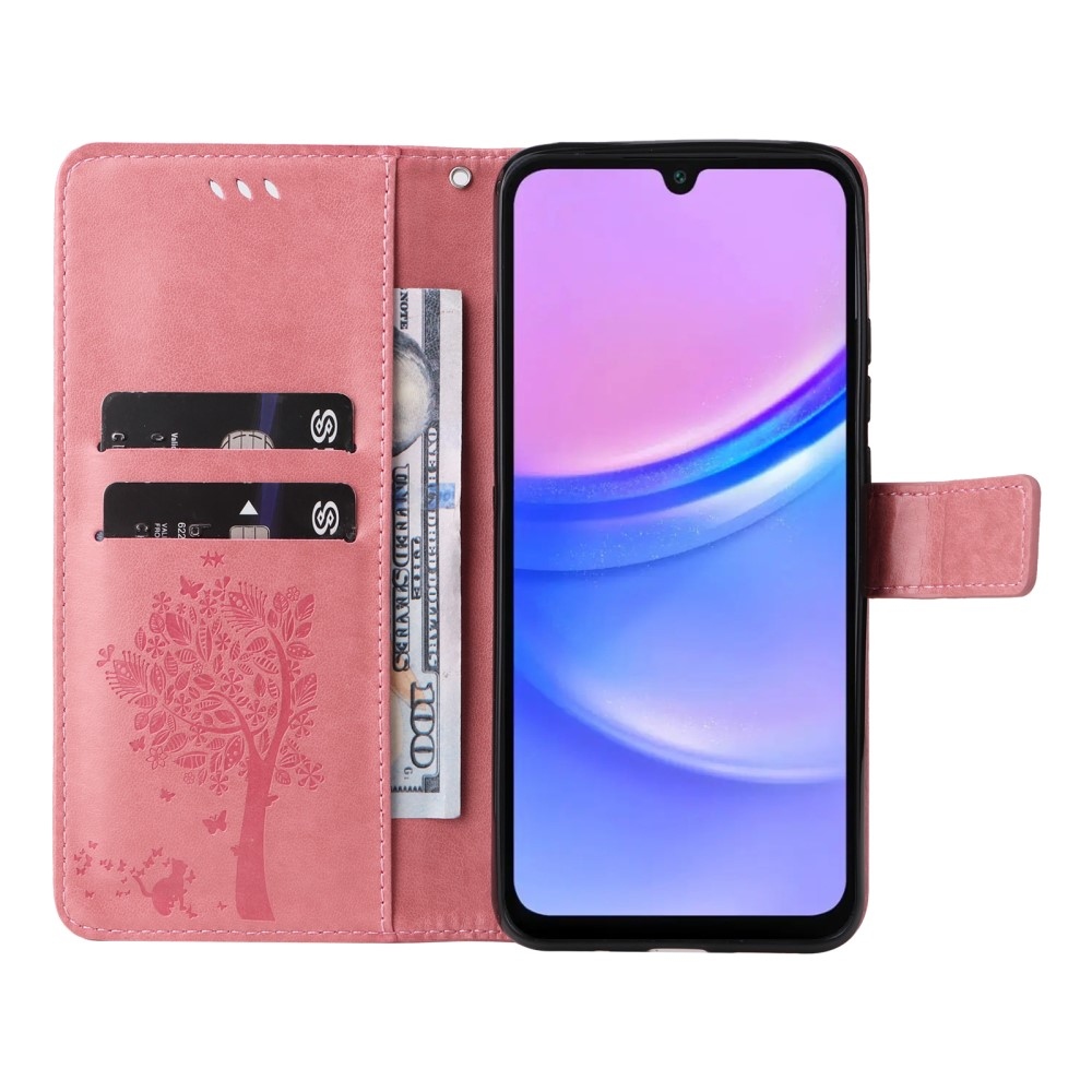 Fák könyve tok Samsung Galaxy A16 4G/5G/A26 5G - rózsaszínű