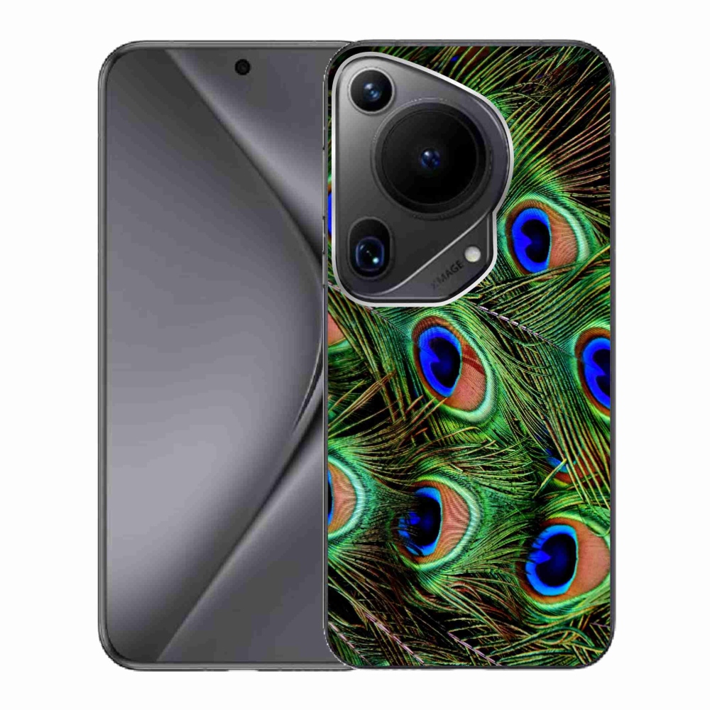 Gél borítás mmCase a Huawei Pura 70 Ultra készülékhez - pávatoll