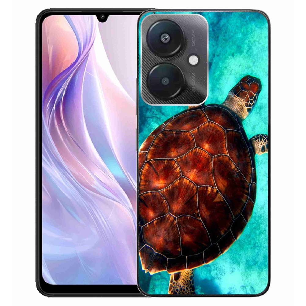 Gél borítás mmCase a Xiaomi Redmi 13C 5G számára - teknősbéka