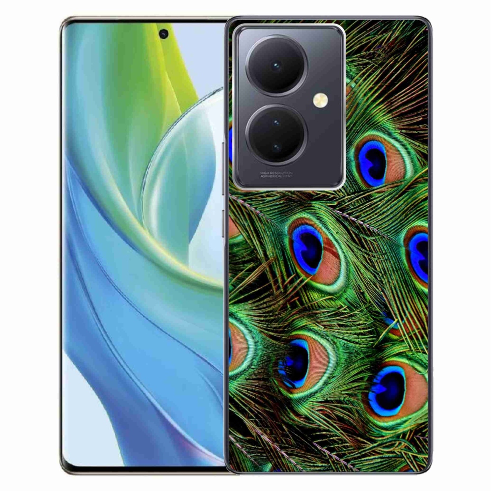 Gél borítás mmCase a Vivo V29 Lite 5G készülékhez - pávatoll