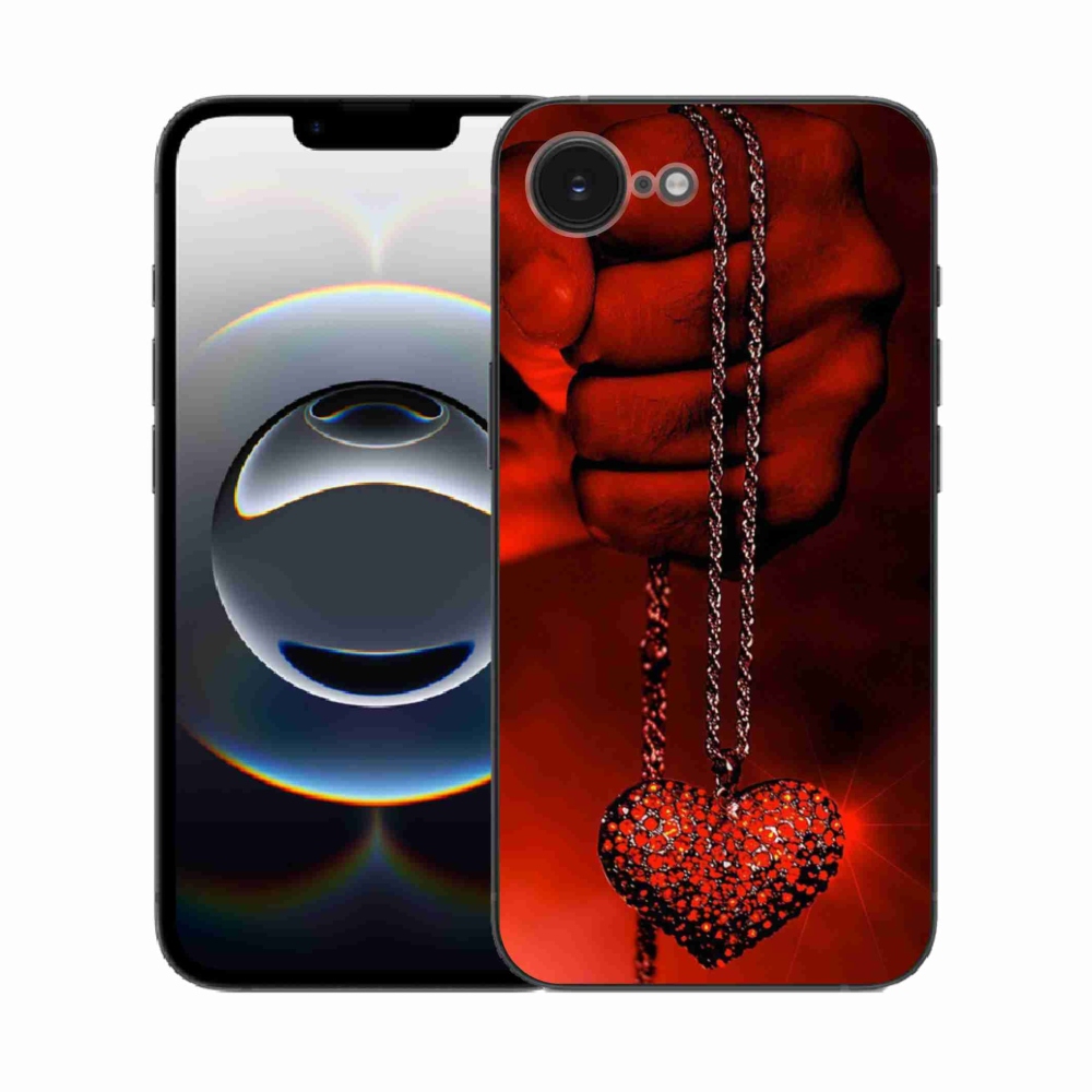 Gél borítás mmCase iPhone 16e készülékhez - nyaklánc