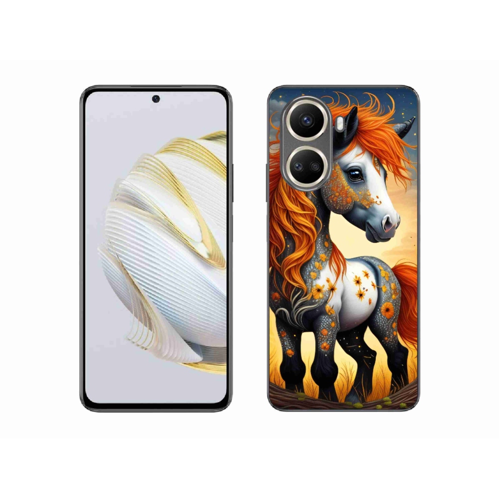 Gél borítás mmCase a Huawei Nova 10 SE számára - színes póni