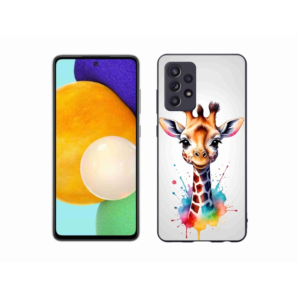 Zselés borítás mmCase Samsung Galaxy A52/A52 5G - zsiráf 1