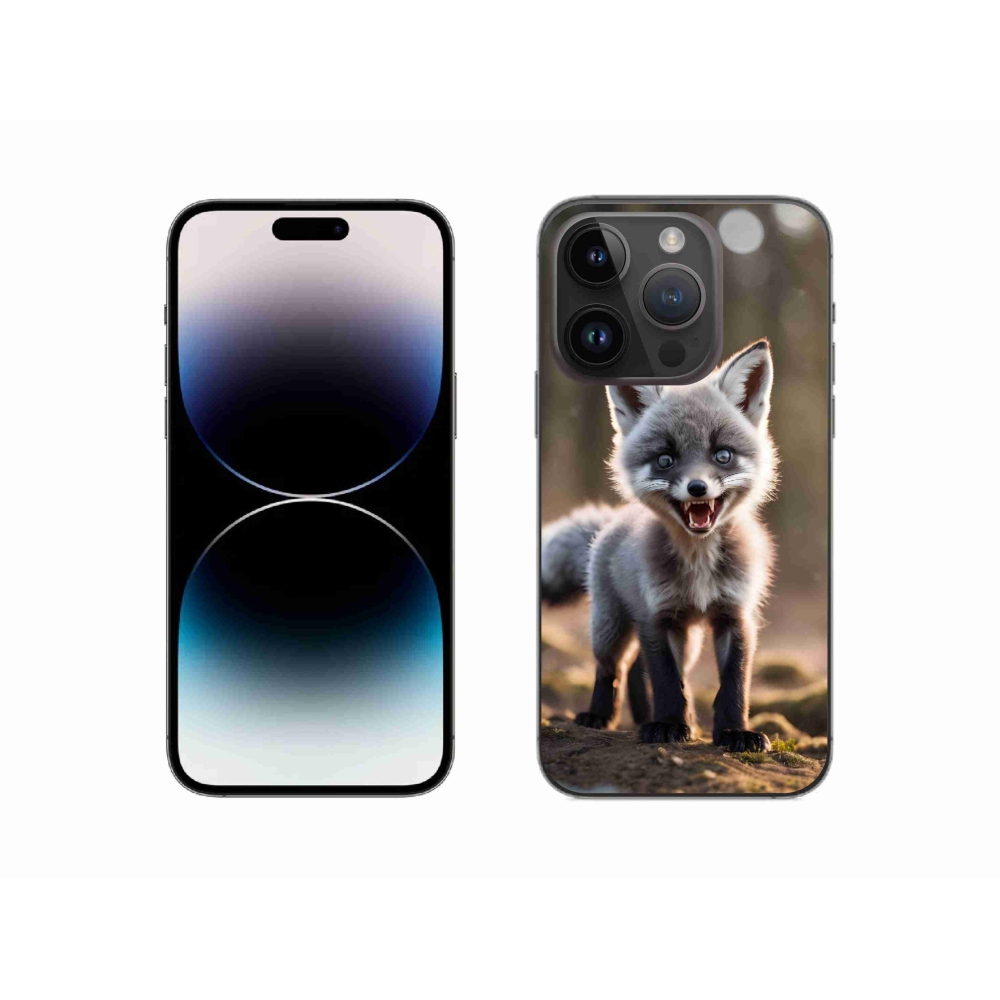 Zselés borítás mmCase iPhone 14 Pro készülékhez - angry fox