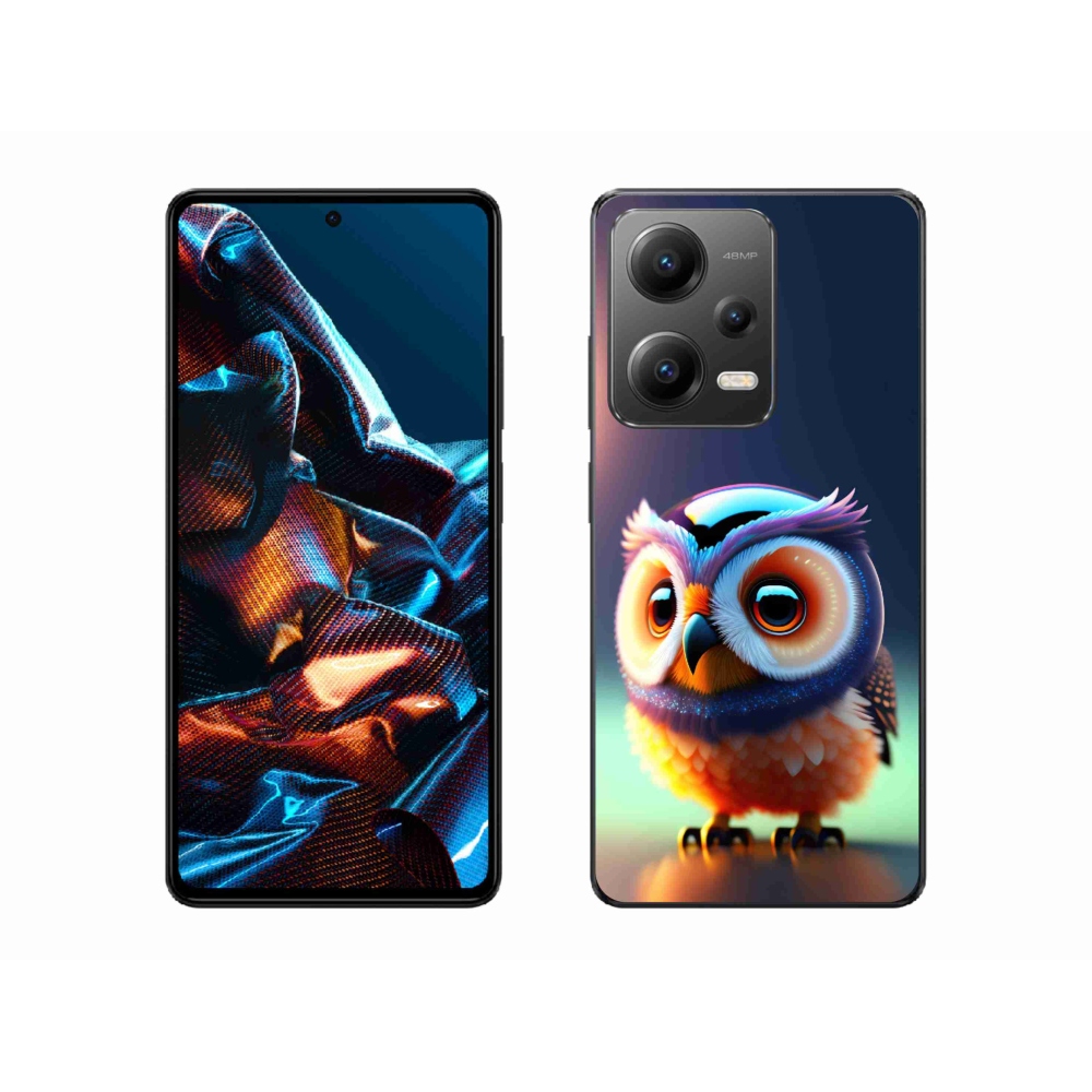 Gél borítás mmCase a Xiaomi Redmi Note 12 Pro 5G számára - bagoly
