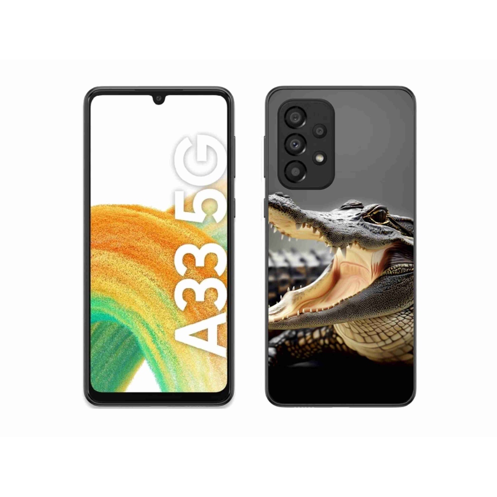Zselés borítás mmCase Samsung Galaxy A33 5G - krokodil