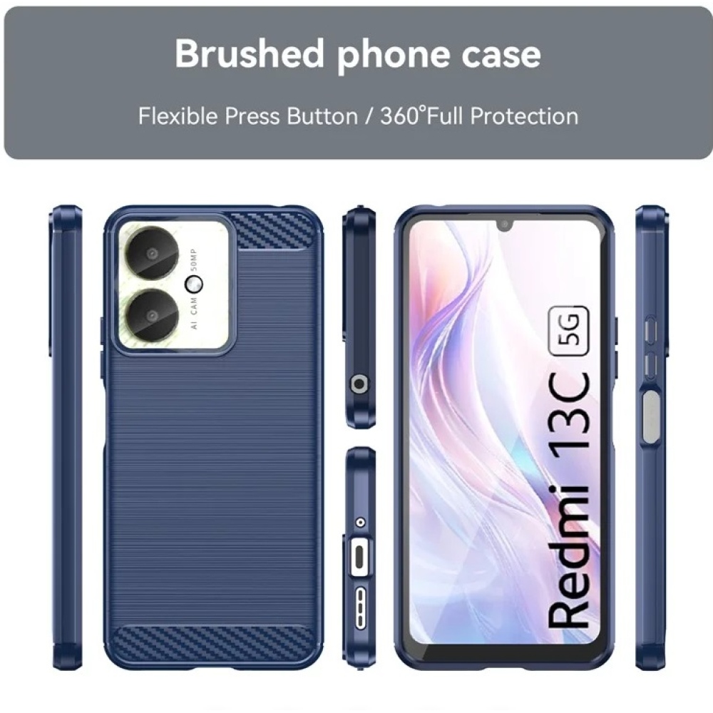 Szénálló zselés tok Xiaomi Poco C65/Redmi 13C 4G/5G - kék