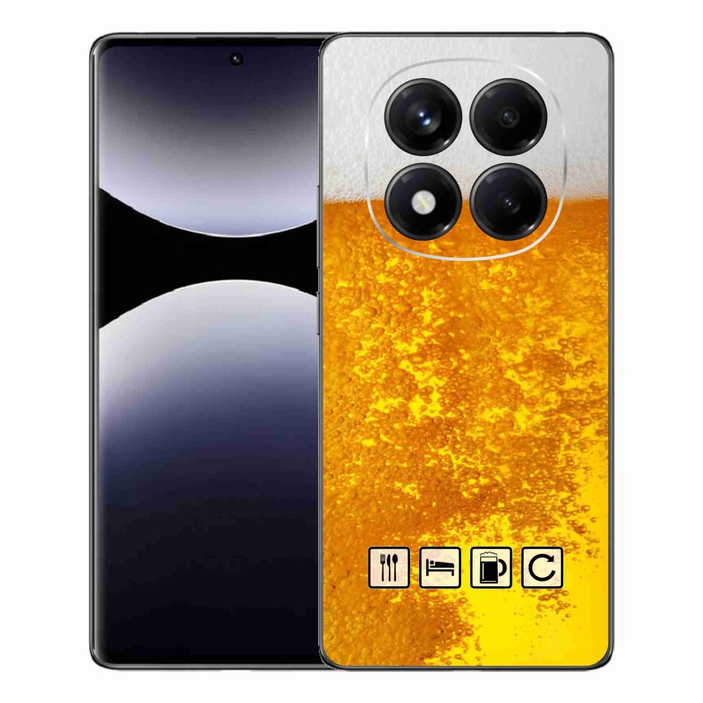Gél borítás mmCase a Xiaomi Redmi Note 14 Pro számára - sör motívum 3