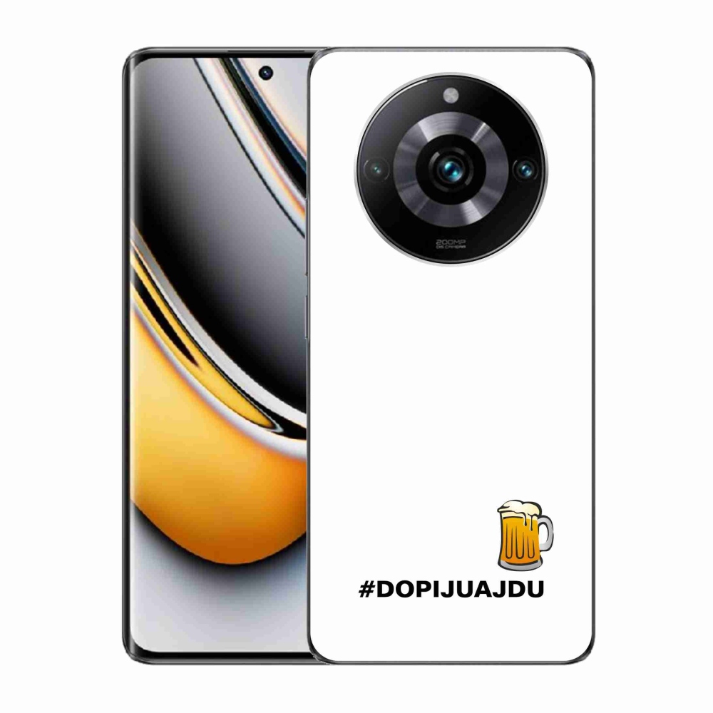 Gél borítás mmCase a Realme 11 Pro/11 Pro+ készülékhez - sör motívum 1 fehér háttér