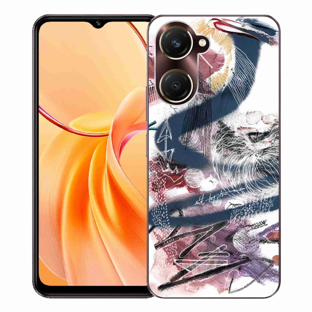 Zselés borítás mmCase a Vivo Y28s 5G készülékhez - absztrakt motívum 28