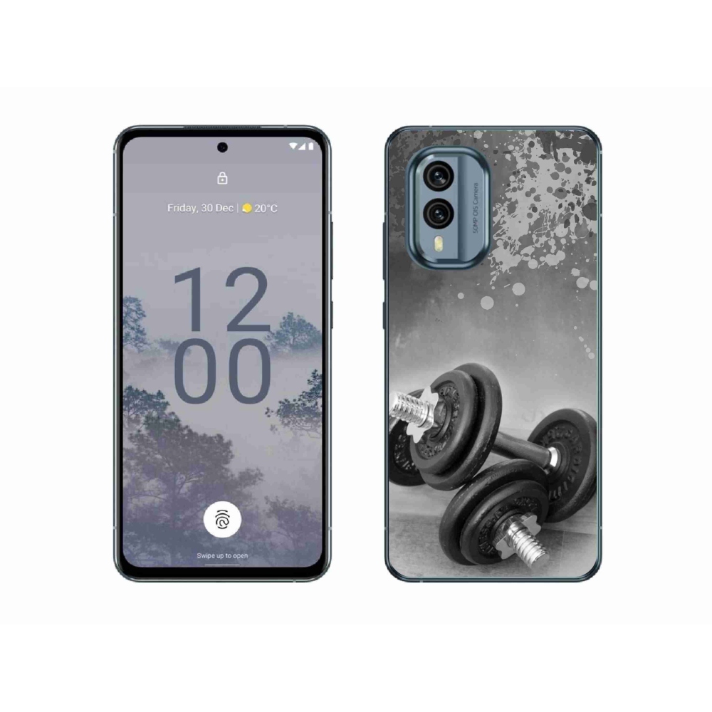 Zselés borítás mmCase a Nokia X30 5G készülékhez - súlyzók 1