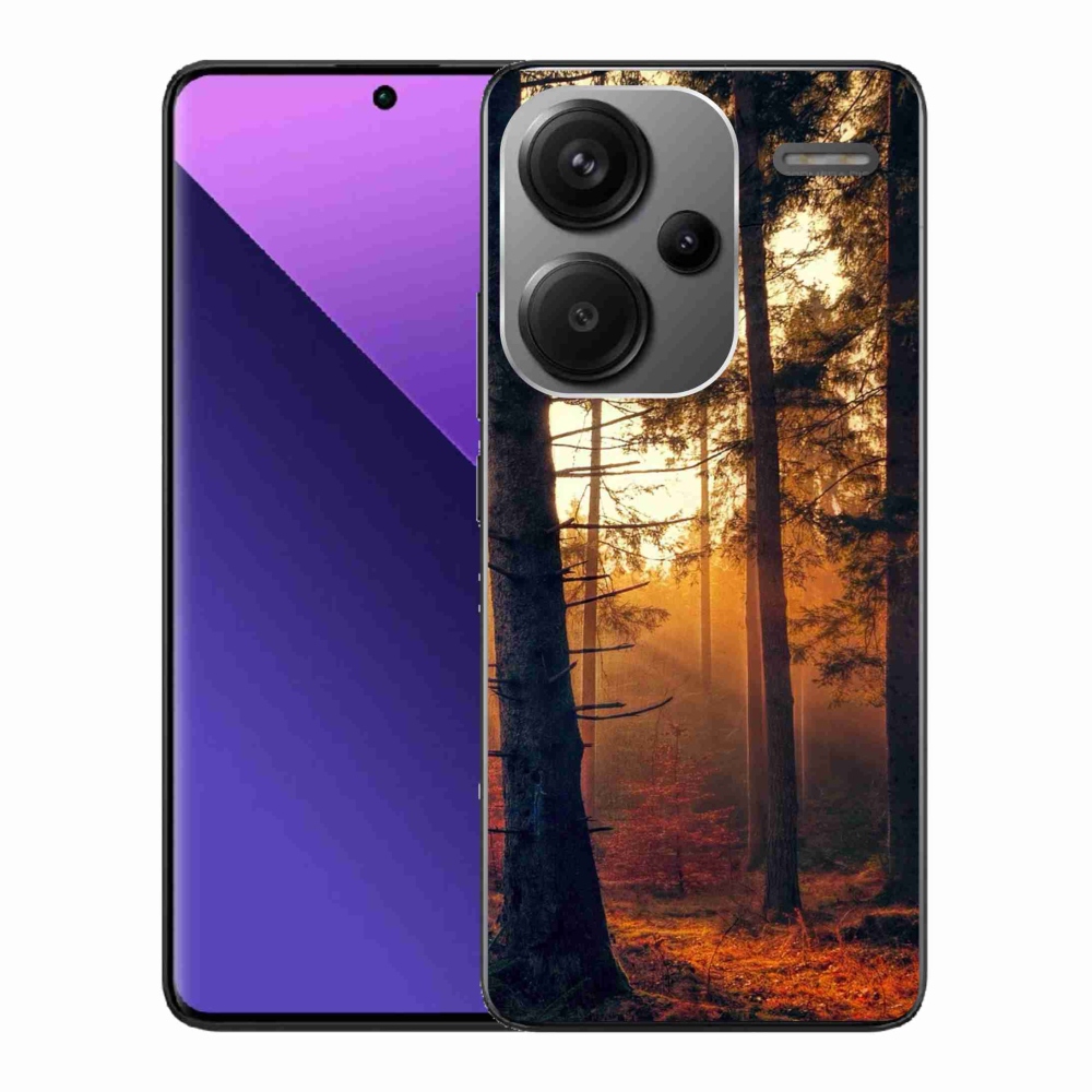 Gél tok mmCase a Xiaomi Redmi Note 13 Pro+ 5G számára - erdő