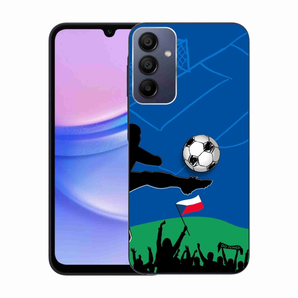 Gél borítás mmCase Samsung Galaxy A15 4G/5G - futballszurkolók számára