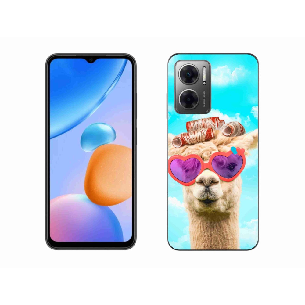 Gél borítás mmCase a Xiaomi Redmi 10 5G-hez - szemüveges láma