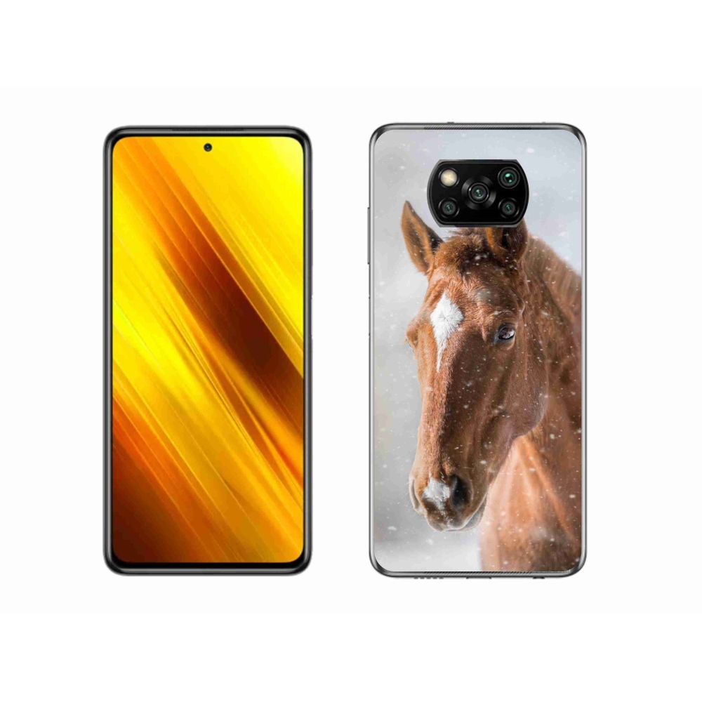Gél borítás mmCase a Xiaomi Poco X3-hoz - barna ló 2