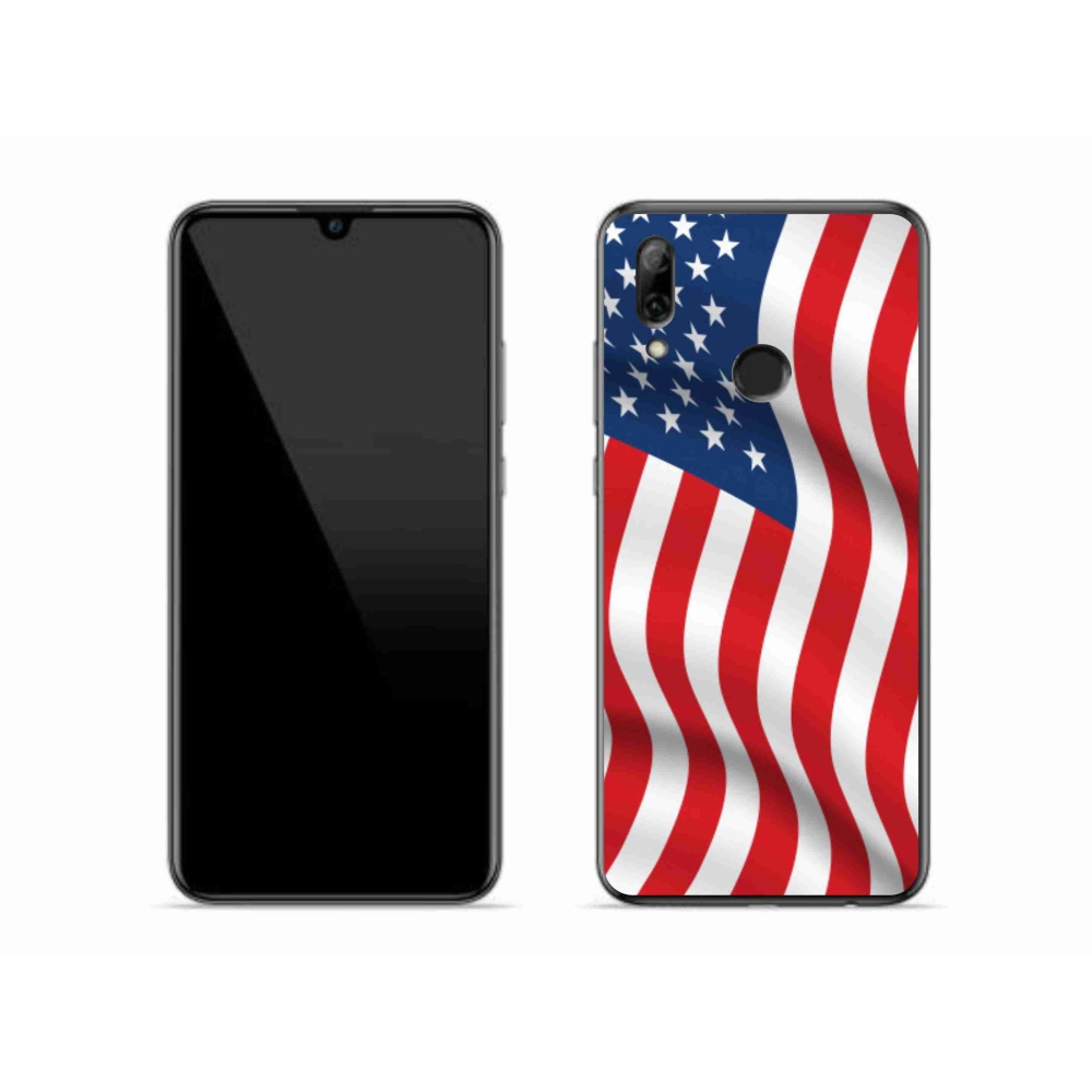 Gél borító mmCase a Honor 10 Lite készülékhez - amerikai zászló