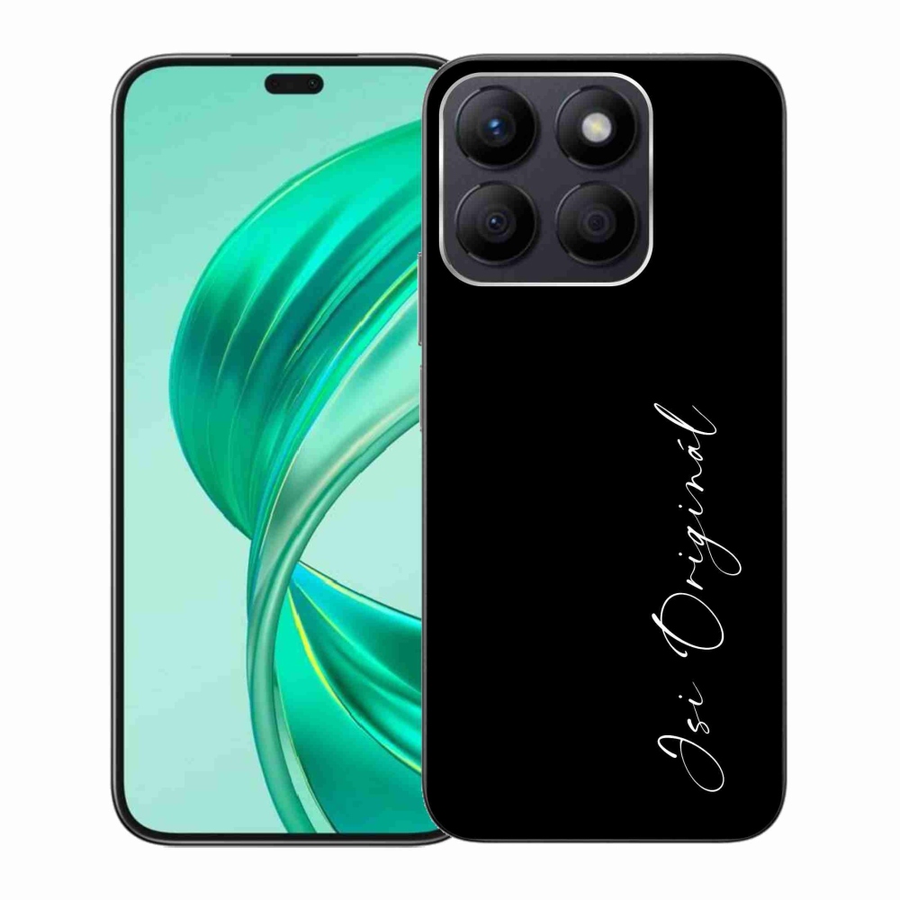 Gél borító mmCase a Honor X8b-hez - te vagy az eredeti fekete háttér