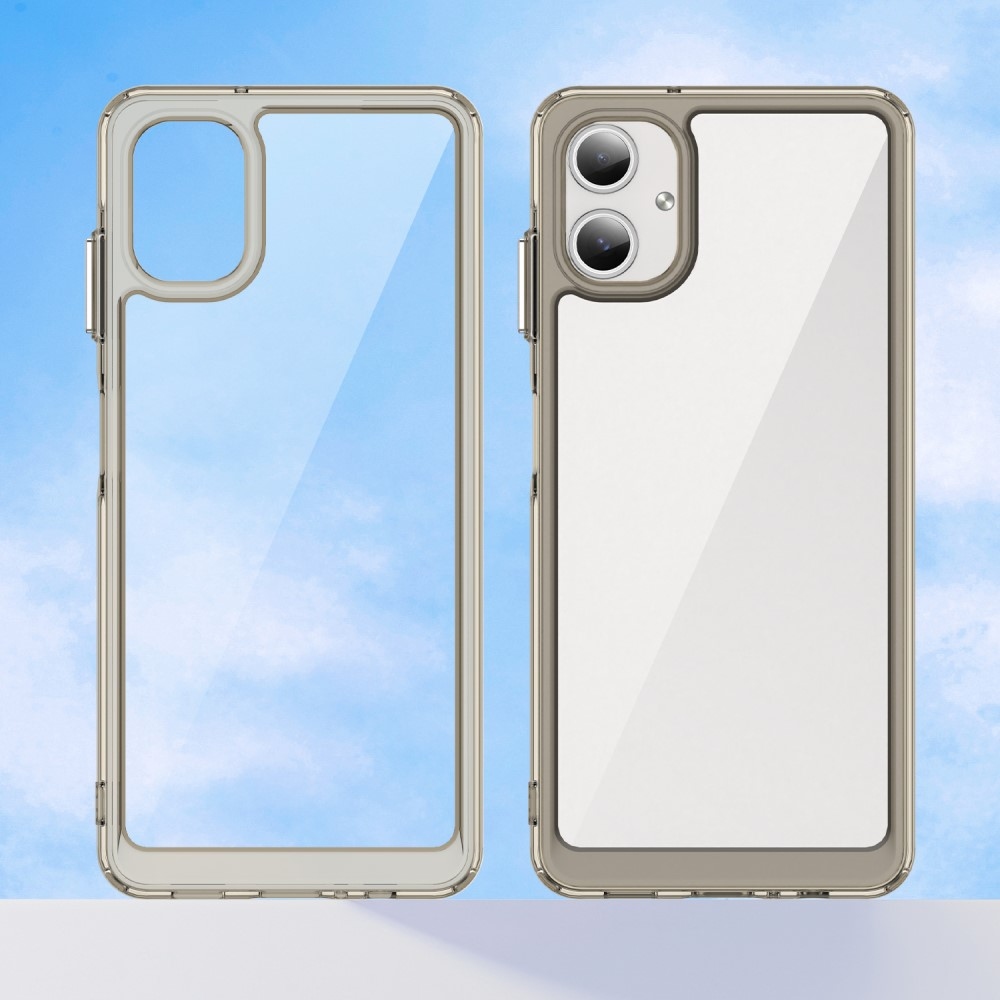 Gél tok kemény hátlappal a Samsung Galaxy A06 4G készülékre - szürke