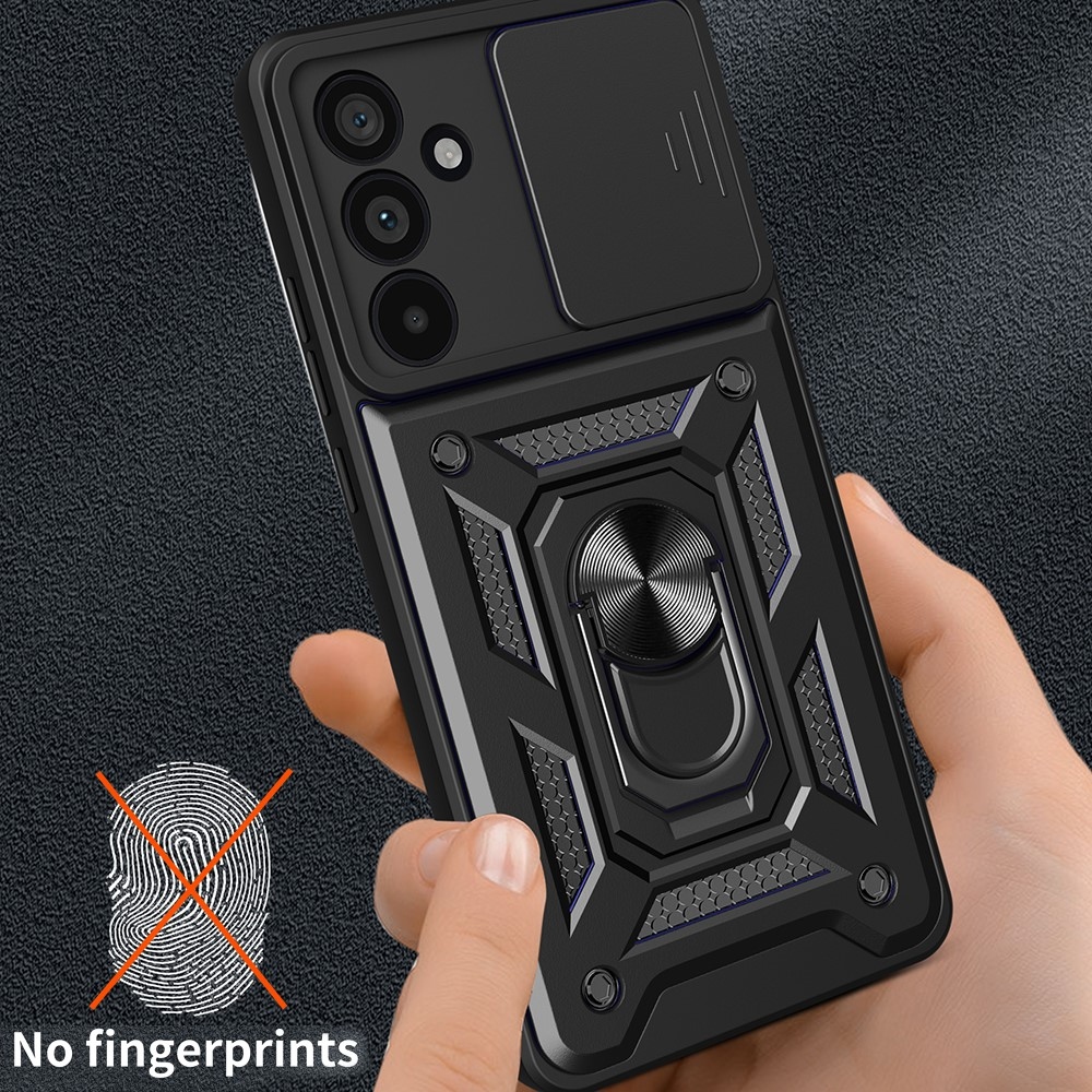 Csúszásálló borítás Samsung Galaxy M55 5G készülékhez - fekete