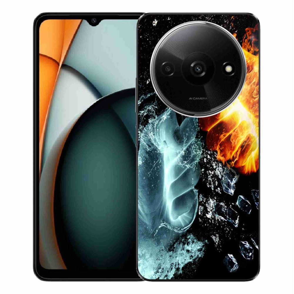 Gél borítás mmCase a Xiaomi Redmi A3-hoz - víz és tűz