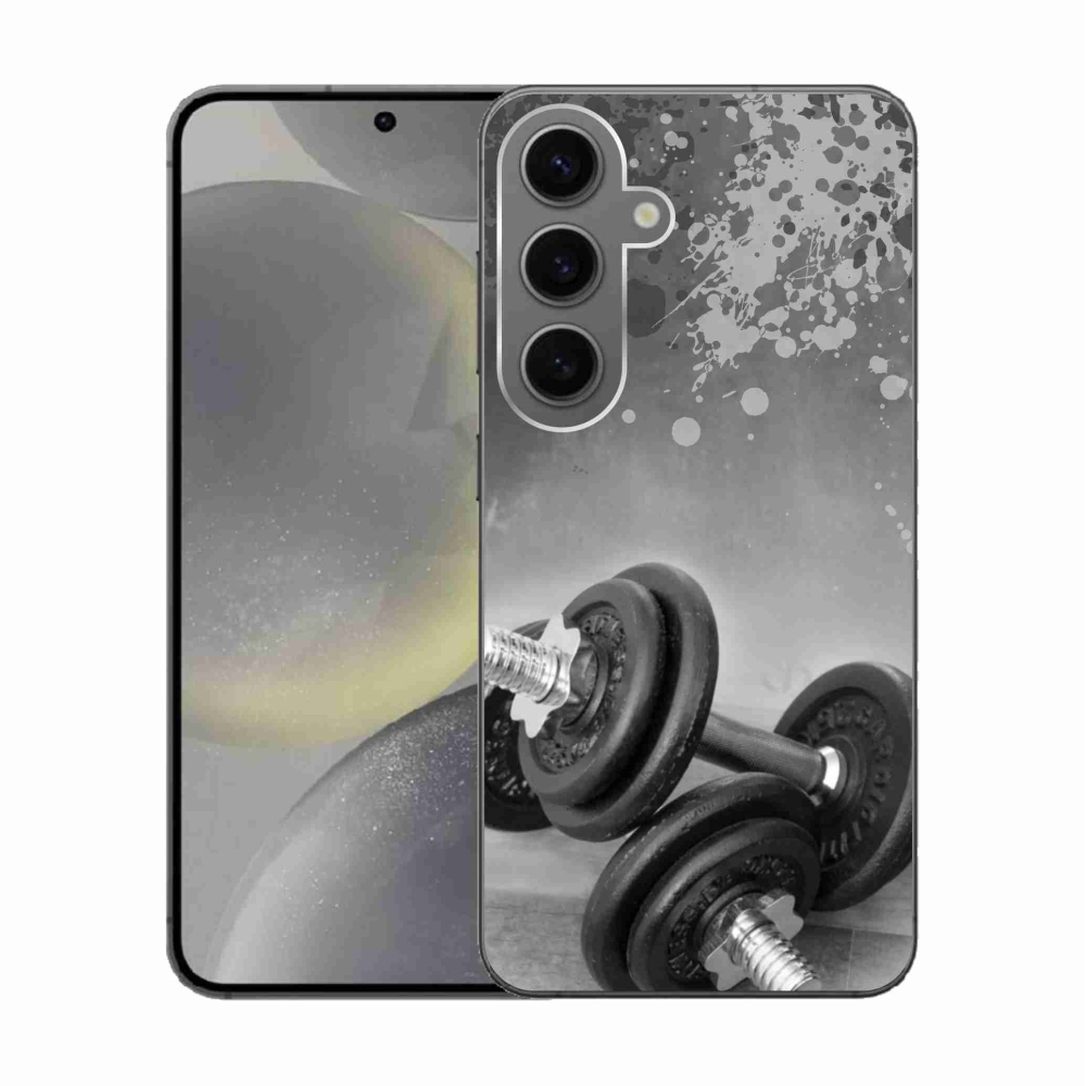 Zselés borítás mmCase Samsung Galaxy S24 készülékhez - súlyzók 1