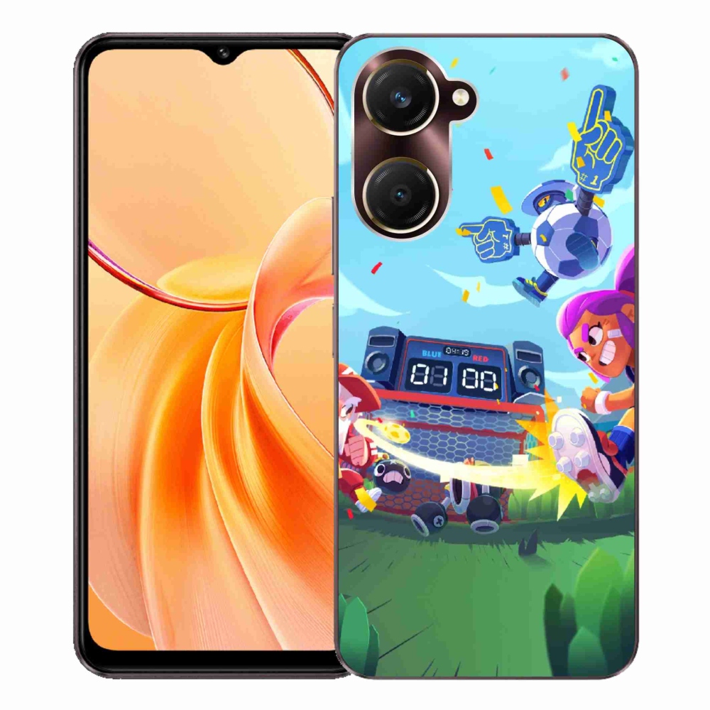 Gél borító mmCase a Vivo Y28s 5G-hez - verekedés csillagok 1