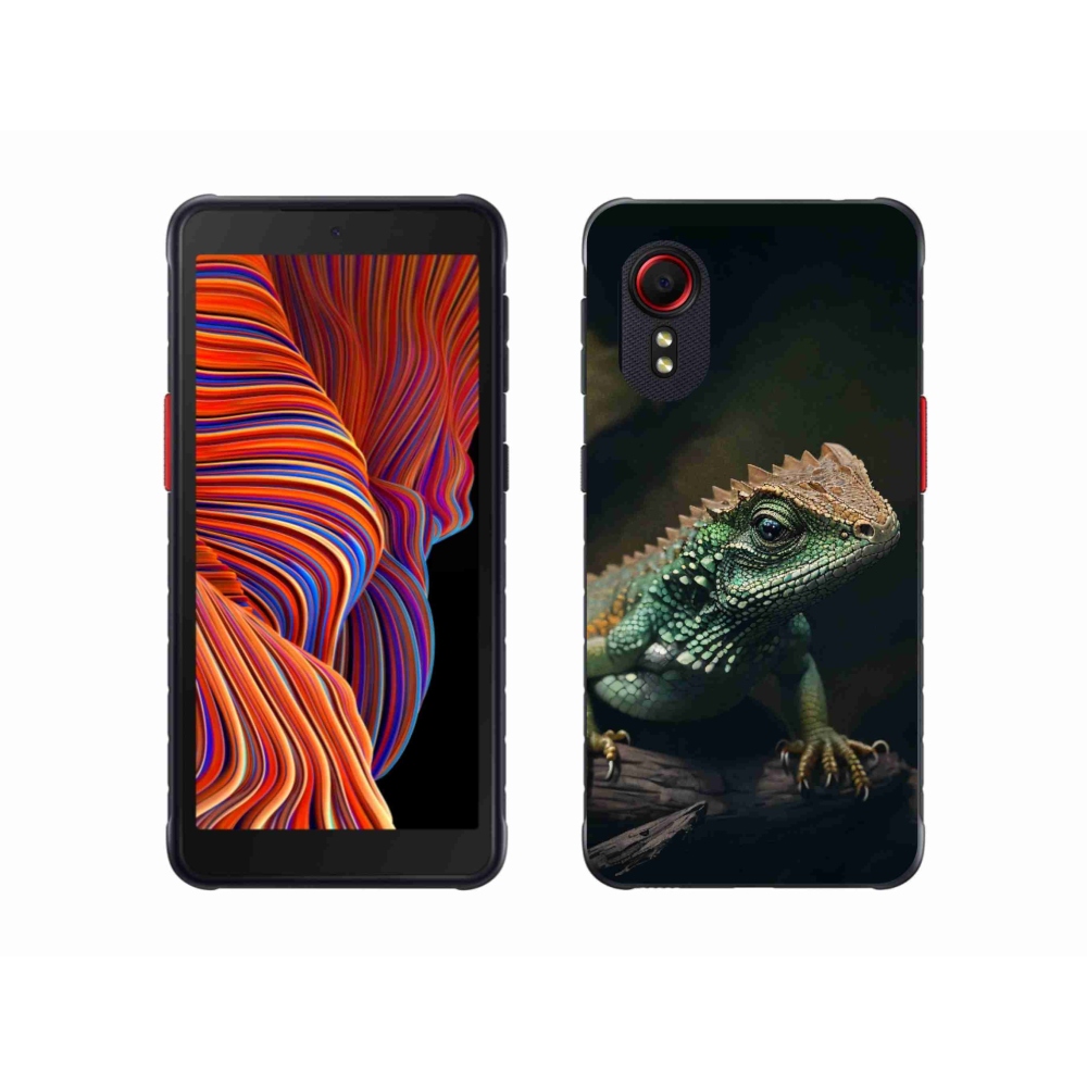 Gél borítás mmCase Samsung Galaxy Xcover 5 készülékhez - gyík