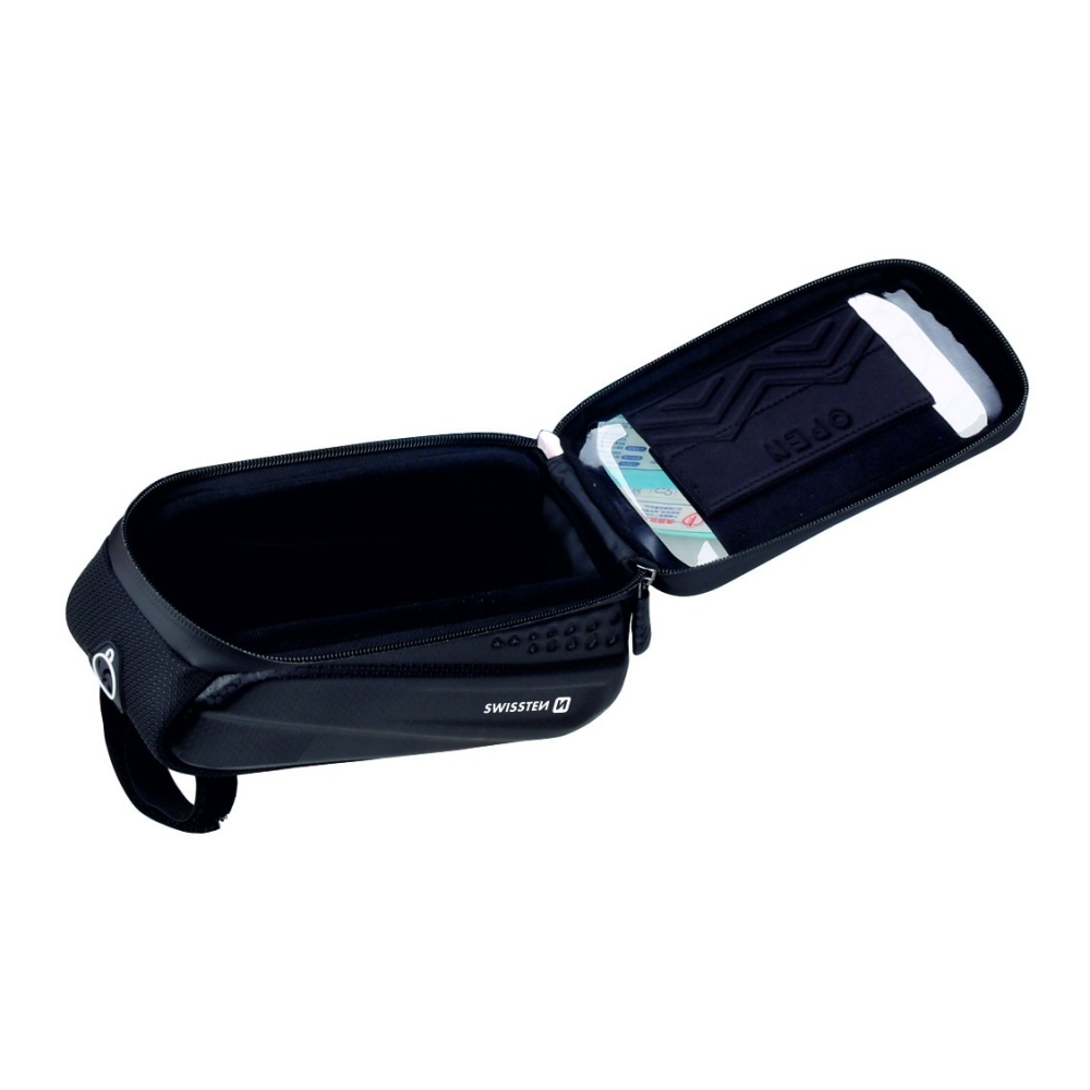 Swissten XXL vízálló kerékpártáska - fekete