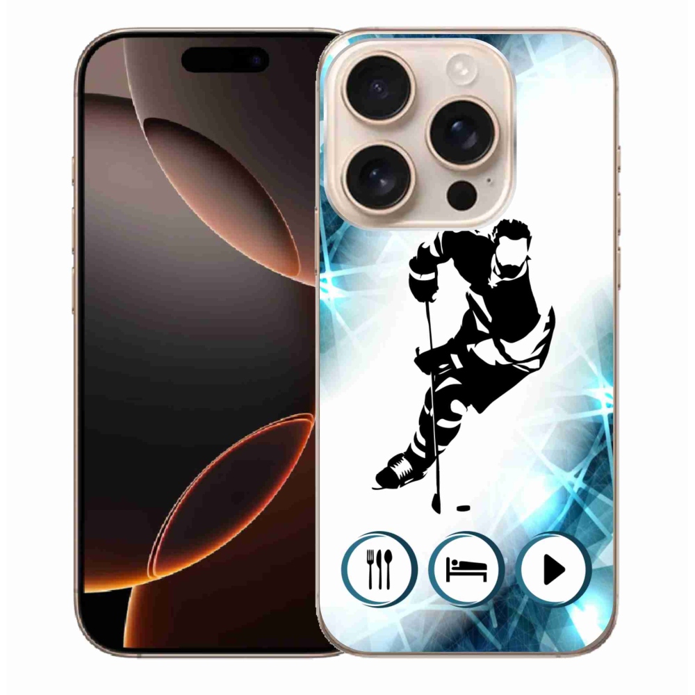 Gél védőburkolat mmCase iPhone 16 Pro Max készülékhez - Hockey 1