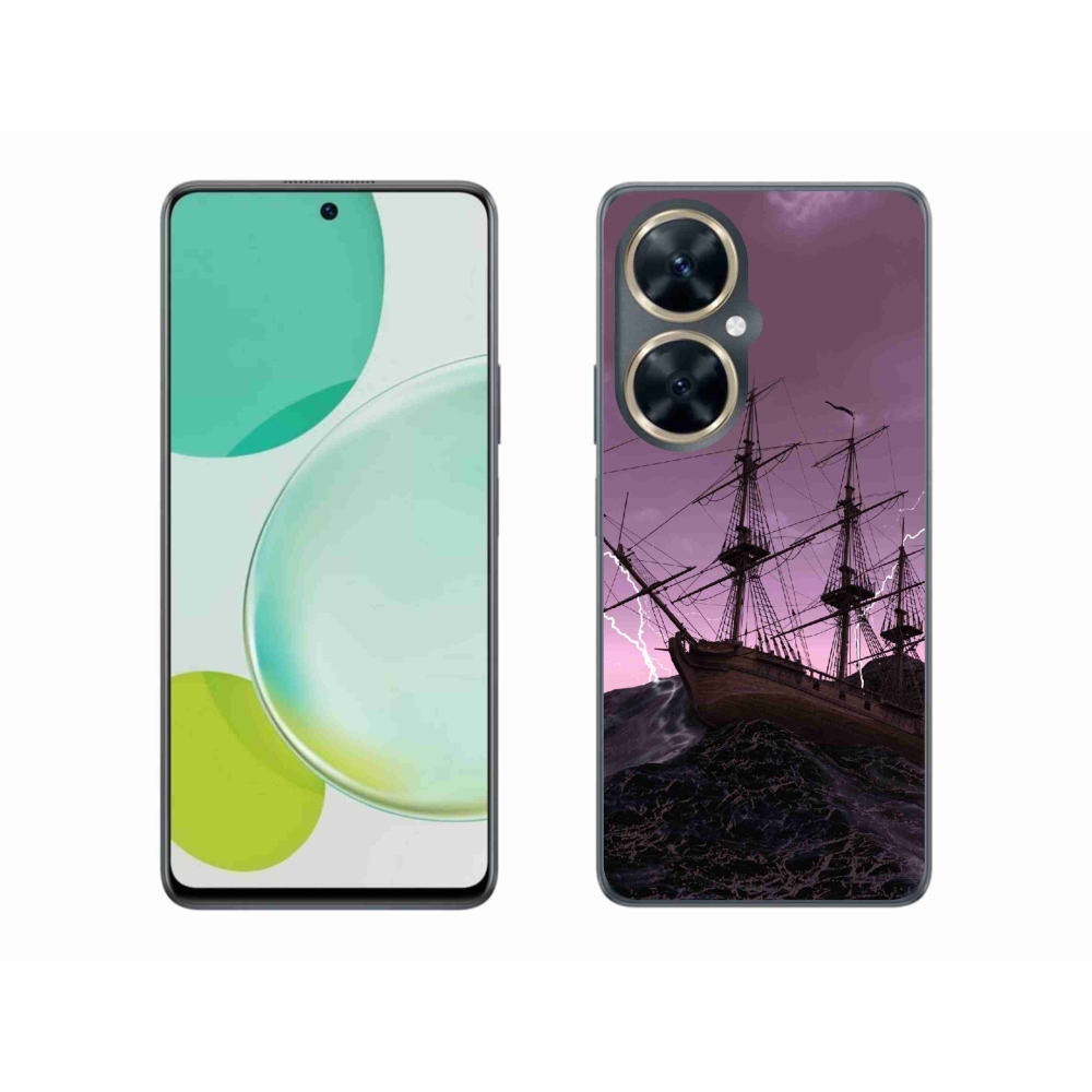 Gél borítás mmCase a Huawei Nova 11i számára - hajó a viharban