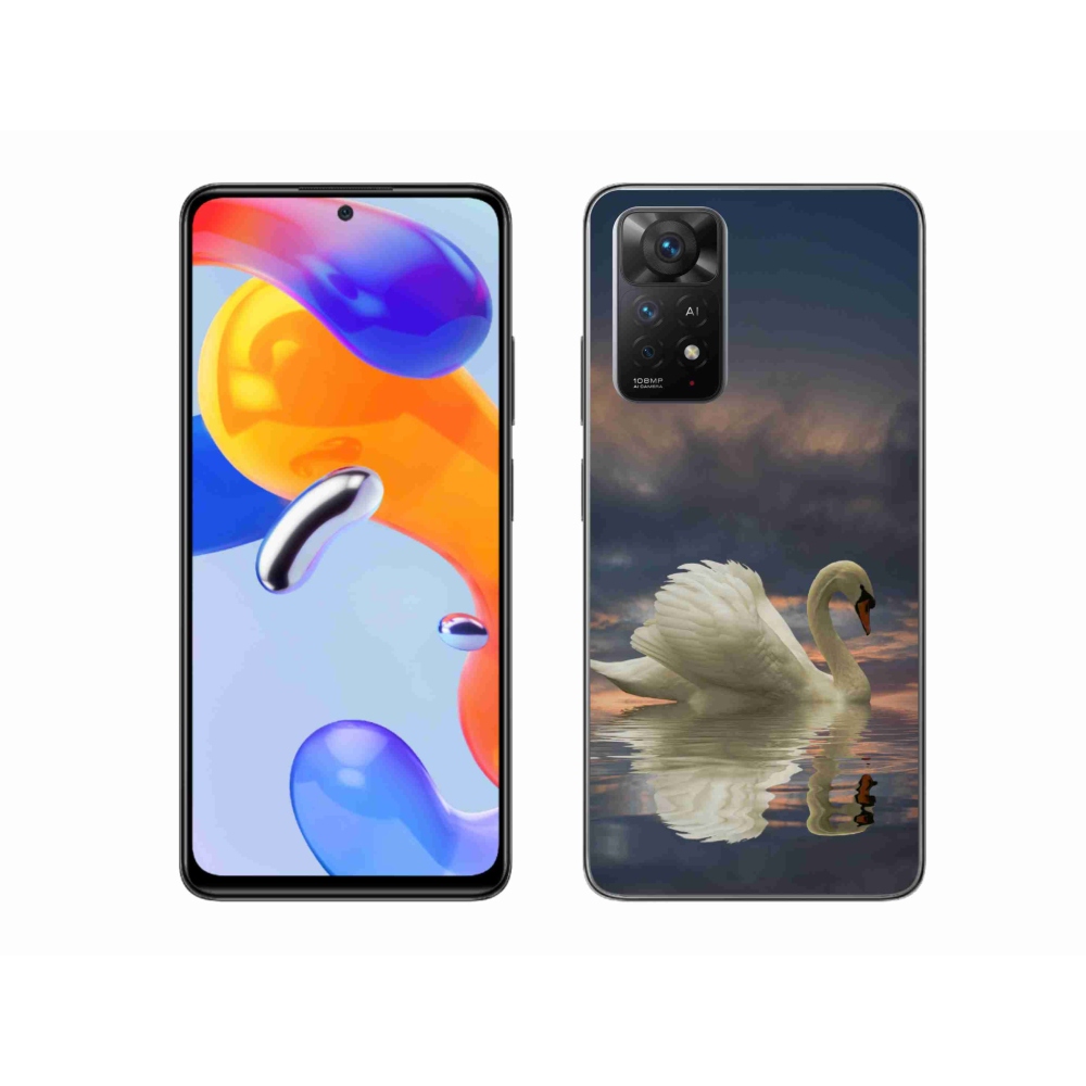 Gél borítás mmCase a Xiaomi Redmi Note 11 Pro 4G/5G számára - hattyú