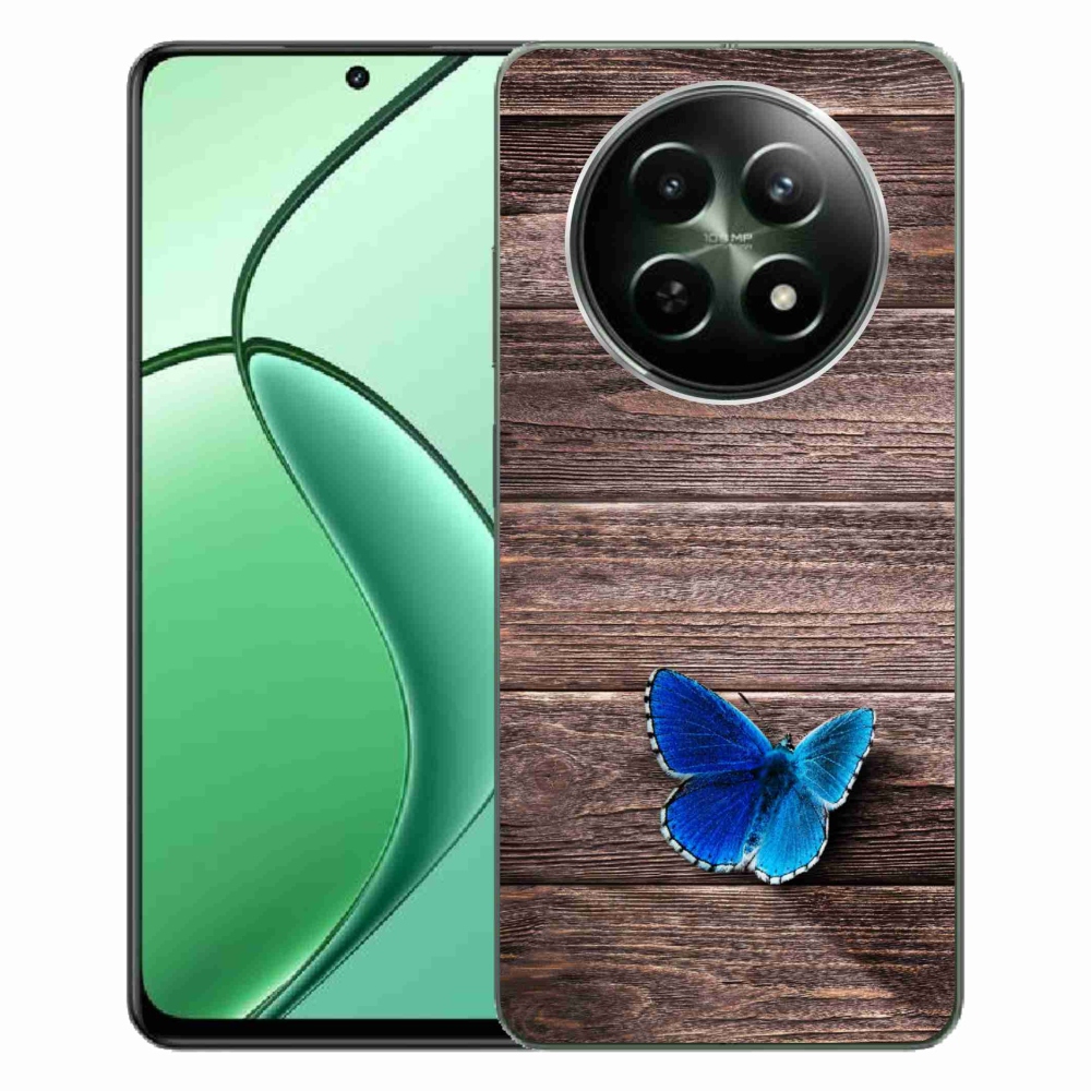 Zselés borítás mmCase a Realme 12 5G/12x 5G készülékhez - kék pillangó 1