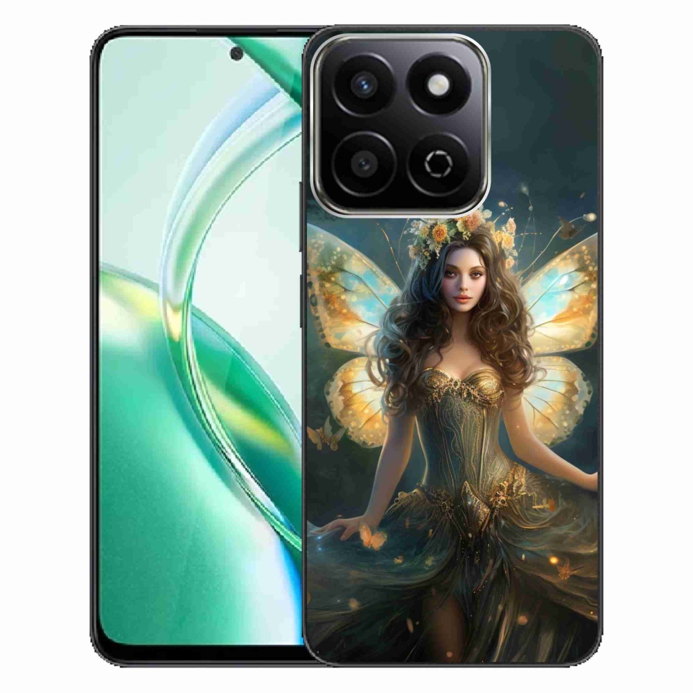 Zselés borító mmCase a Honor 200 Smart 5G készülékhez - pillangó nő