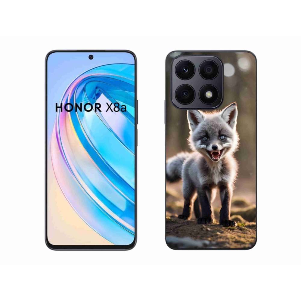 Zselés borítás mmCase a Honor X8a készülékhez - angry fox