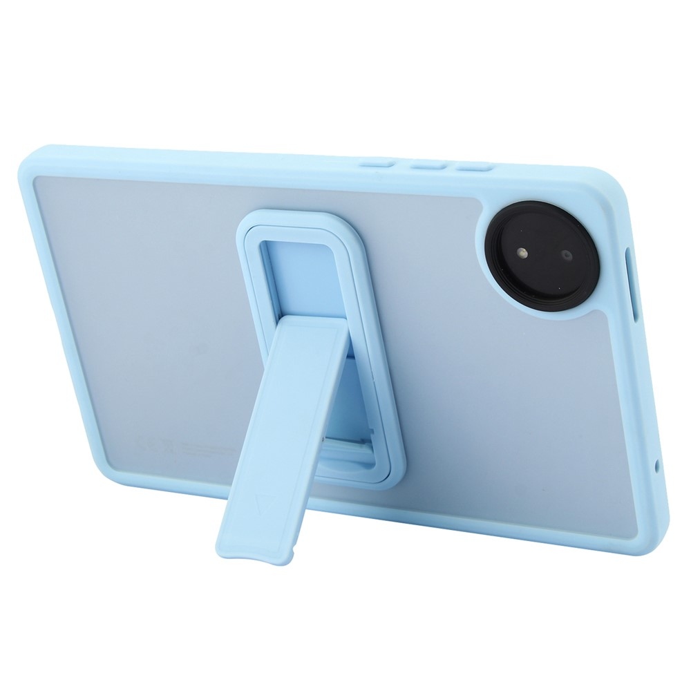 Skiny zselés tok fix hátlappal és flip állvánnyal Xiaomi Redmi Pad SE 8.7-hez - világoskék színű