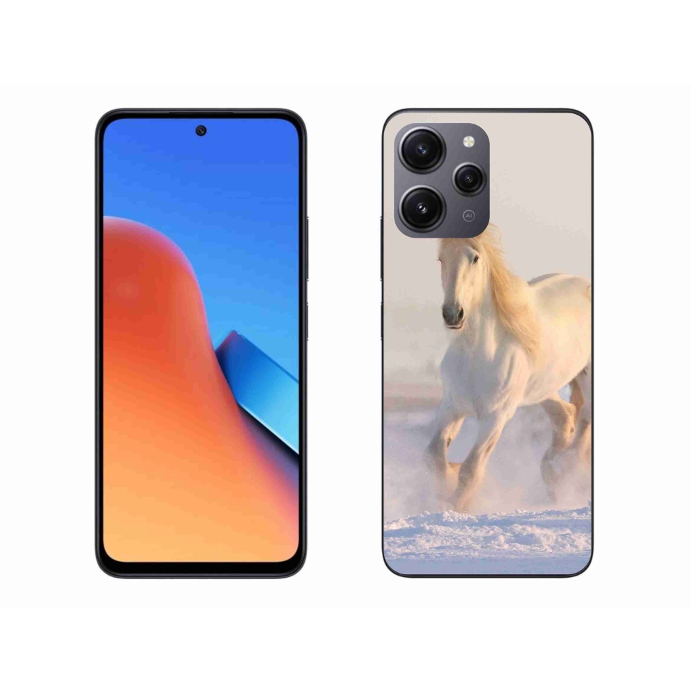 Gél tok mmCase a Xiaomi Redmi 12-hez - ló a hóban