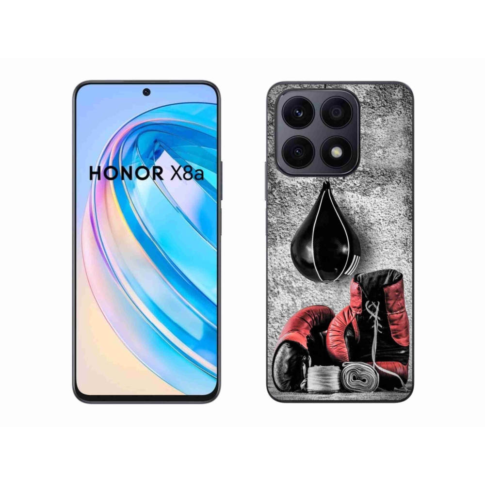Zselés borítás mmCase a Honor X8a számára - bokszzsák és kesztyűk