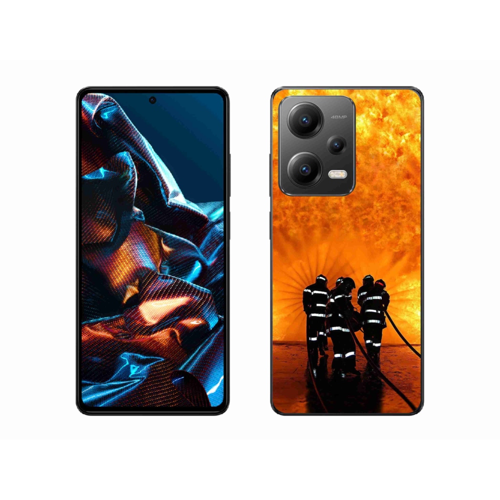 Gél borítás mmCase a Xiaomi Redmi Note 12 Pro 5G-hez - tűz