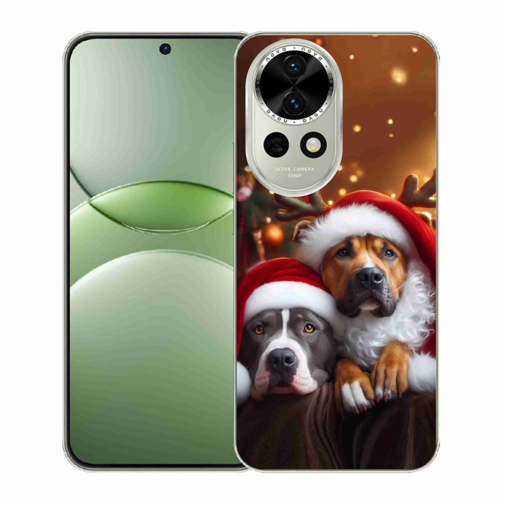 Gél borítás mmCase a Huawei Nova 13 5G-n - Karácsonyi kutyák