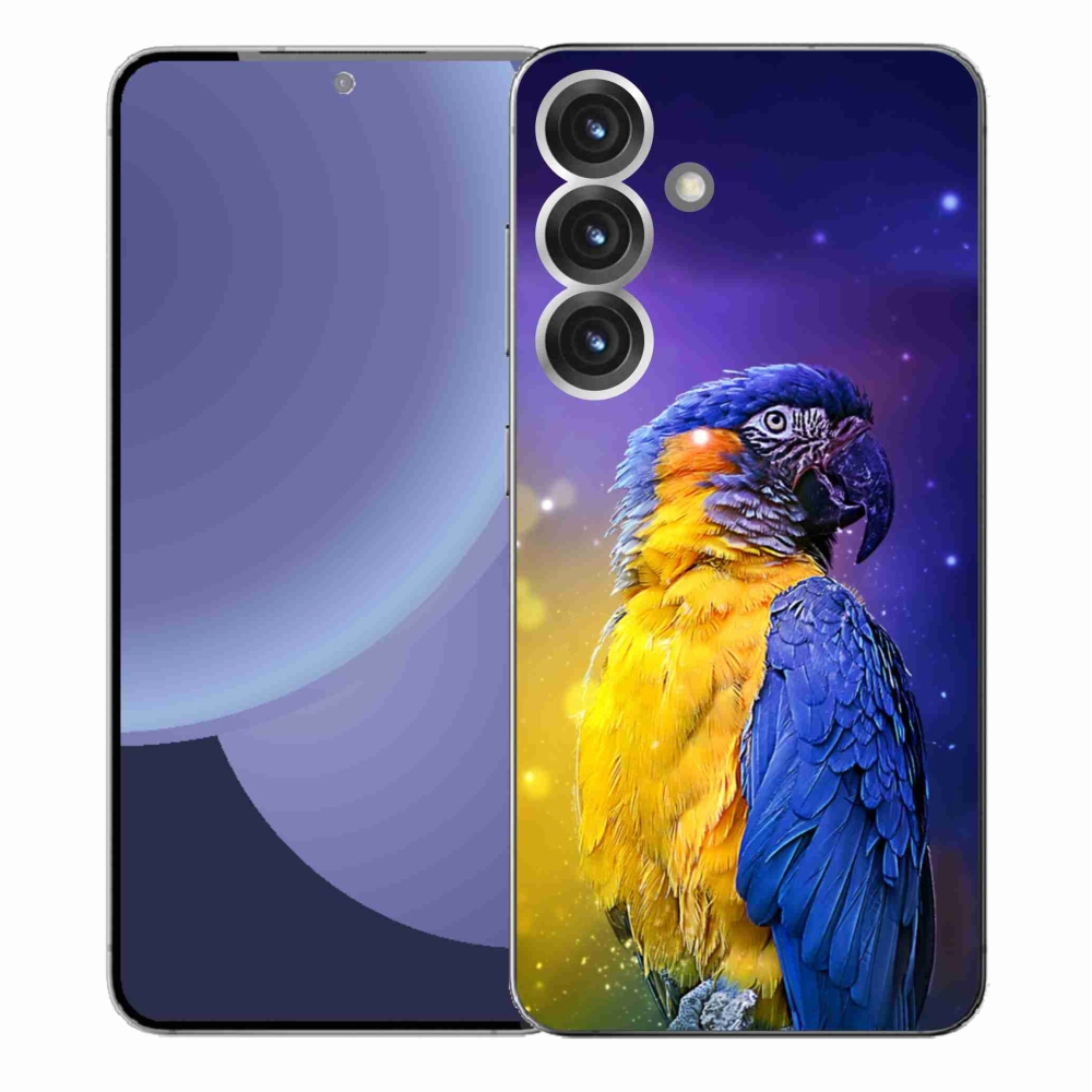 Zselés borítás mmCase Samsung Galaxy S25+ készülékhez - papagáj ara 1