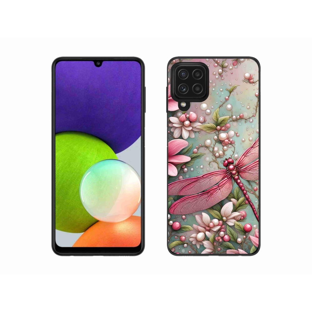 Gél védőhuzat mmCase Samsung Galaxy A22 4G - szitakötőhöz