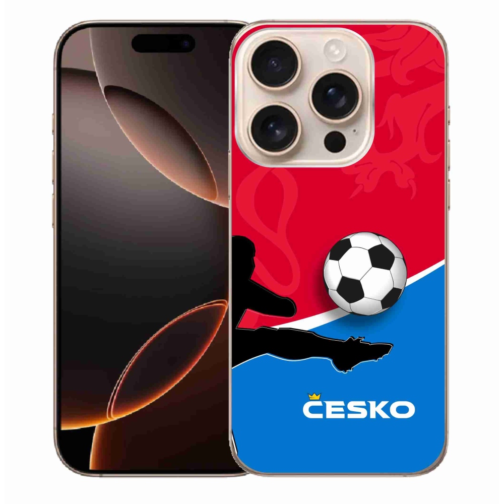 Gél borítás mmCase iPhone 16 Pro Max készülékhez - Labdarúgás Csehország 2