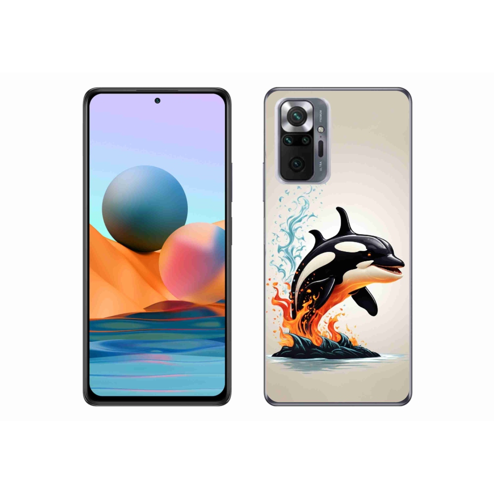 Gél borítás mmCase a Xiaomi Redmi Note 10 Pro készülékhez - írisz