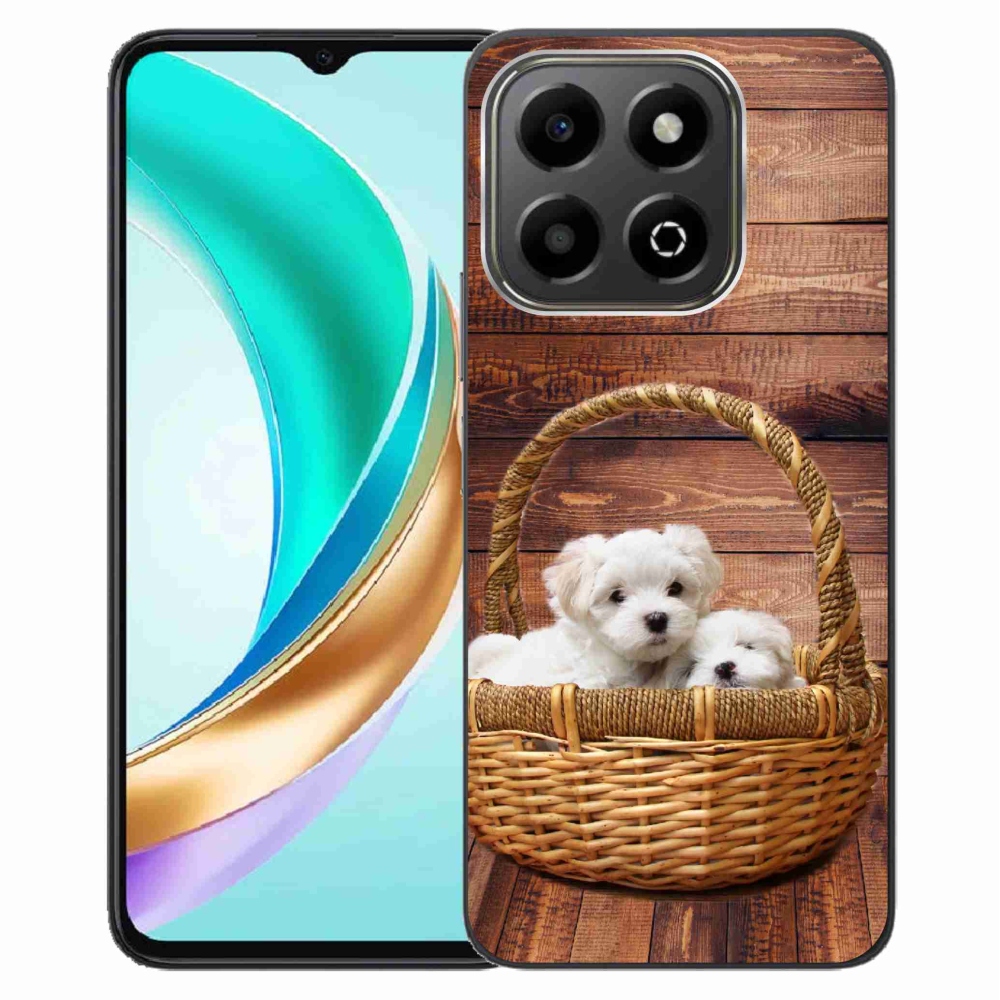 Zselés borítás mmCase a Honor X6b készülékhez - kölyökkutyák