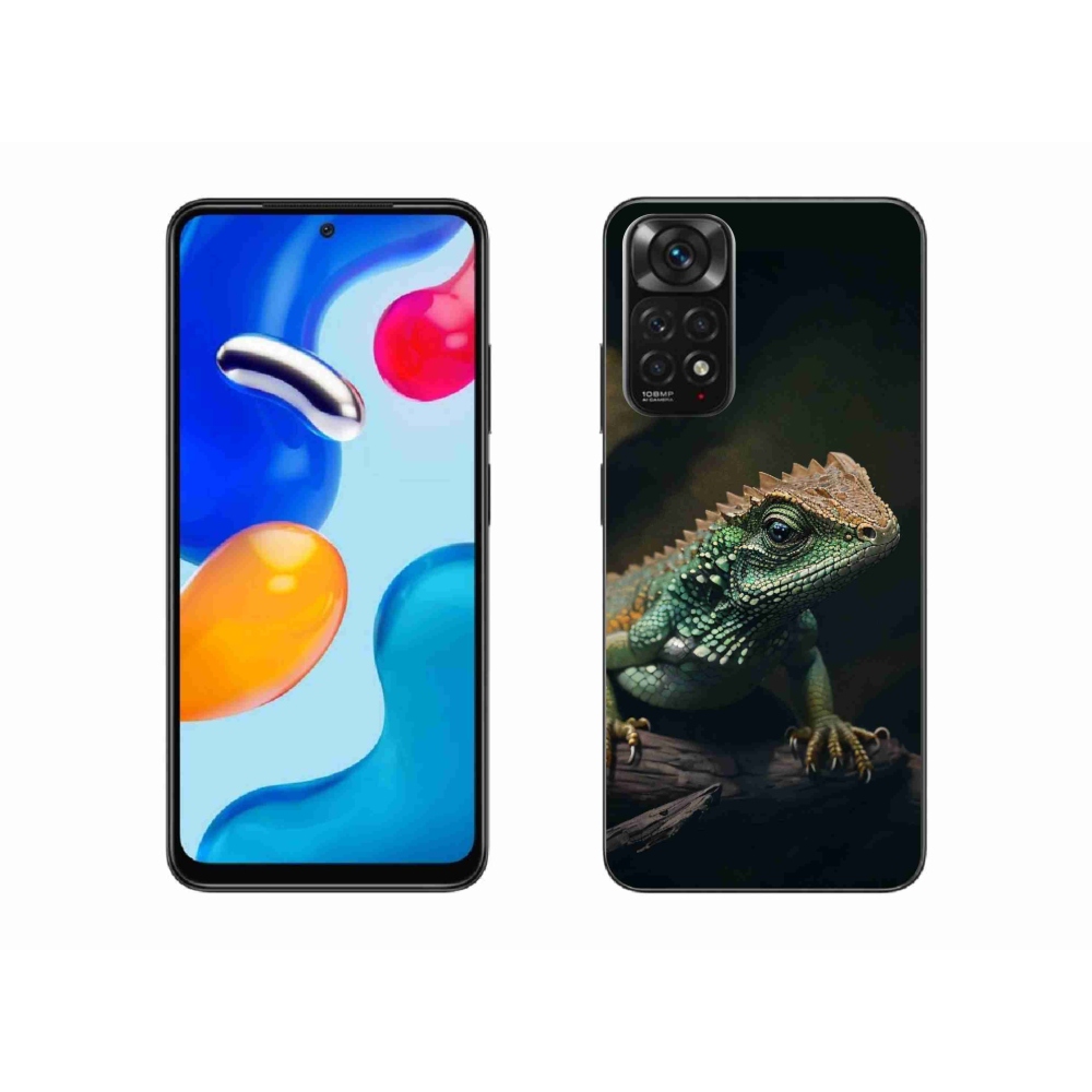 Gél borítás mmCase a Xiaomi Redmi Note 11 4G-hez - gyík
