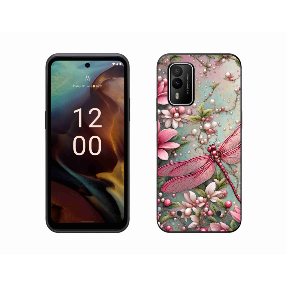 Zselés borítás mmCase a Nokia XR21 készülékhez - szitakötő