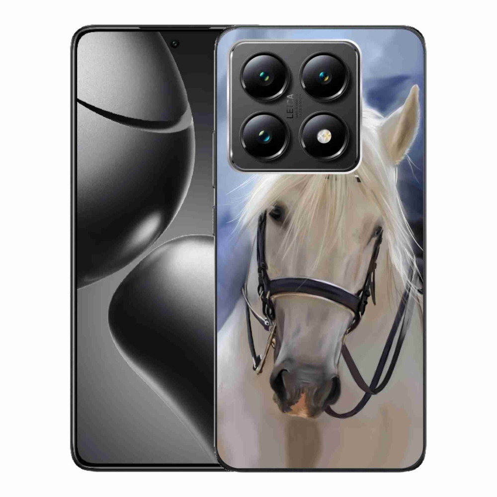 Gél borítás mmCase a Xiaomi 14T-hez - fehér ló