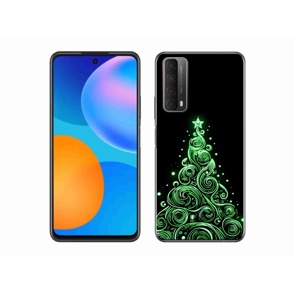 Gél borítás mmCase a Huawei P Smart (2021) - neon karácsonyfa 3