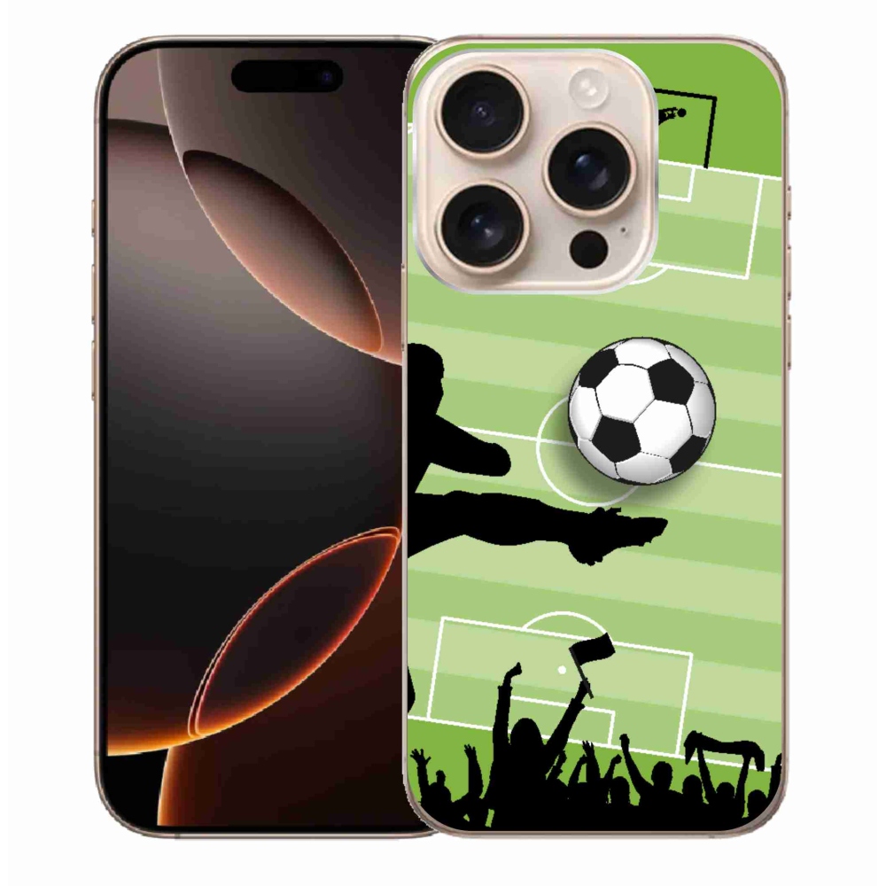 Zselés borítás mmCase iPhone 16 Pro Max készülékhez - futball 3